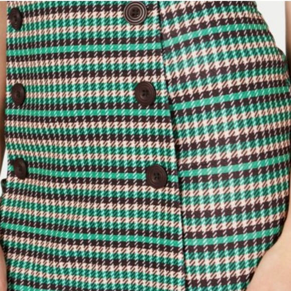 🆕️ Fishbowl Emerald/espresso plaid romper - Picture 4 of 7